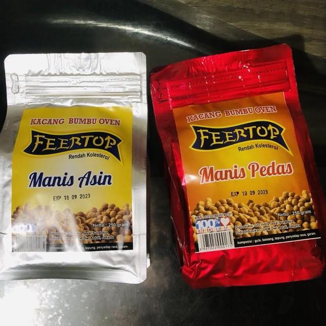 Thebest- Kacang Bumbu Oven ' Feertop ' (Camilan Kacang Enak)