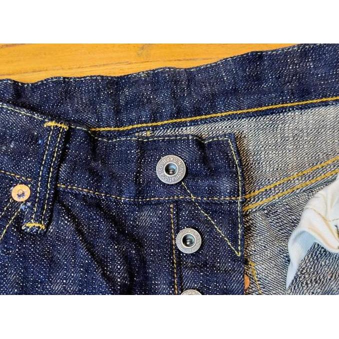 ONI Denim ONI 246 "KASURI" 17oz Slub Selvage Denim Neat Straight Jeans murah