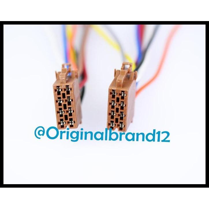 TERLARIS PNP SOKET TAPE DOUBLE DIN HEAD UNIT ISO POWER SPEAKER TAPE MOBIL