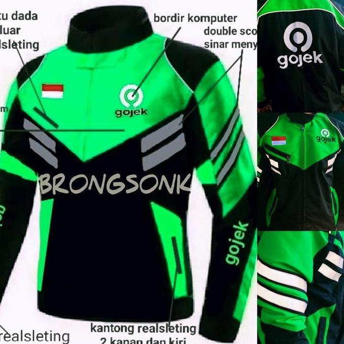 jaket gojek turing waterprof murah