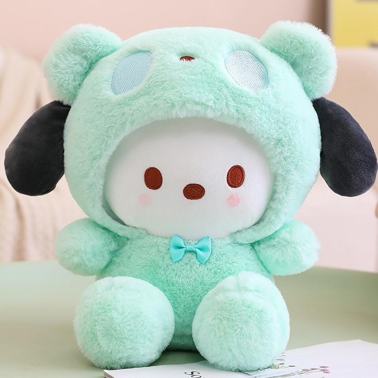 Gratis Ongkir Boneka Terbaru Original//Kawaii 35Cm Sanrio Jade Dog Kuromi Dressing Doll Plush Toy St