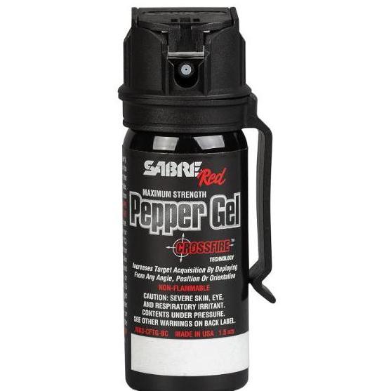 SABRE Crossfire Pepper Gel | Pepper Spray Option 1.5 fl oz (TERBAIK) (TERBARU) (TERMURAH)