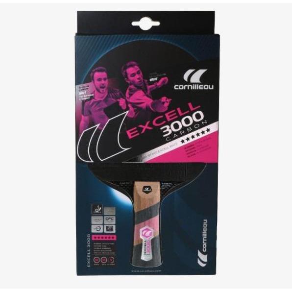 Cornilleau Raket Excell 3000 Carbon / Raket Bet Pingpong Indoor (TERBAIK) (TERBARU) (TERMURAH)
