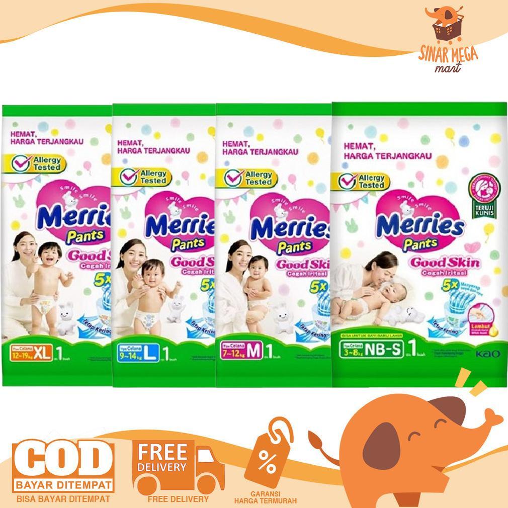 Grosir Merries Diaper Pants Good Skin Satuan - Popok Celana Anak Dan Bayi Cegah Iritasi