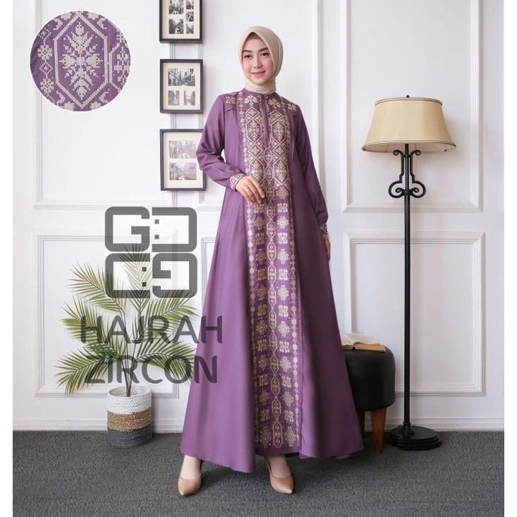 Gamis Hajrah Zircon Kualitas Original Toyobo Terbatas