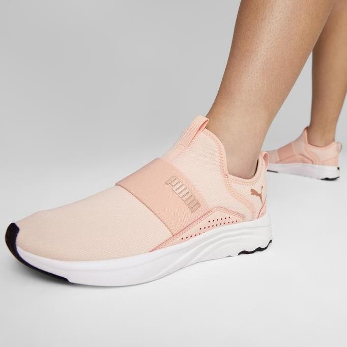 PUMA Softride Sophia Slip-on Women's Running Shoes Rose Dust-Rose Gold