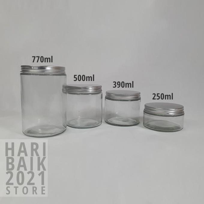 Thebest- Toples Kaca | Botol Kaca | Jar 500 ML