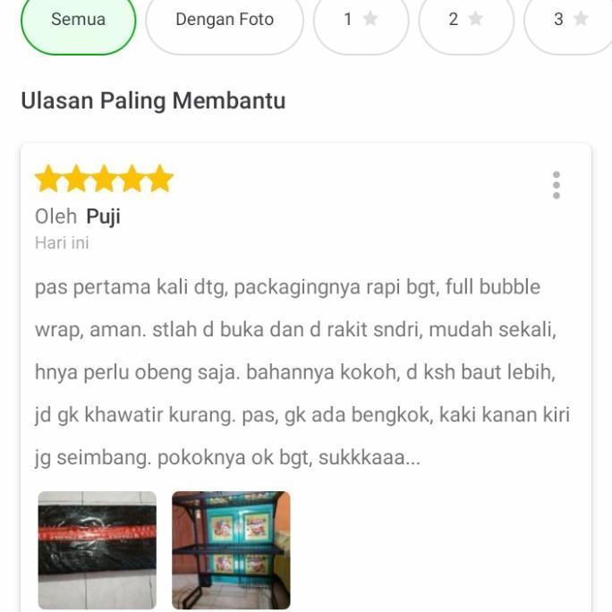 Thebest- Rak Piring Wastafel 2 Susun 85 cm Cuci Piring Stainless