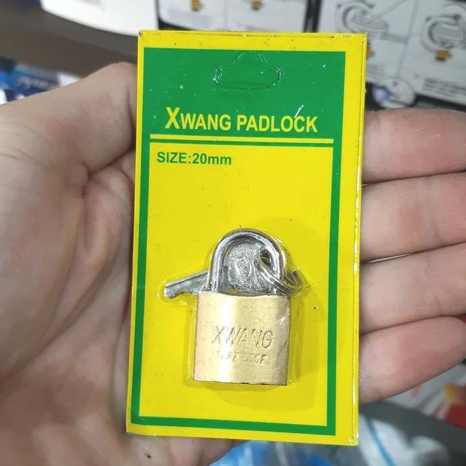 GEMBOK KECIL UNTUK KOPER SIZE 20MM PADLOCK
