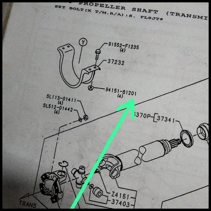 DISKON NUT FLANGE NUT 94151-81201 
