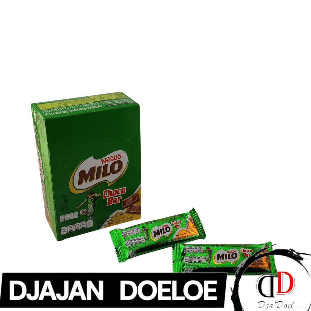 Milo Choco Bar BOX Cokelat Bar Milo - Netto 15 gram x 24 pcs