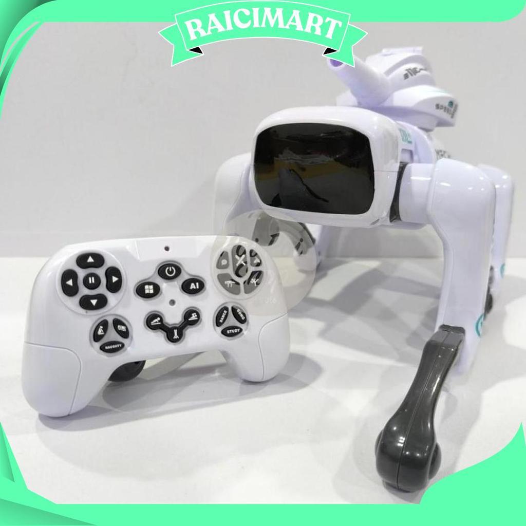 Mainan Robot Anjing Dog Rc Joget Unitree Mechdog Mainan Edukasi Anak Turret Robodog Canggih Nari Kad