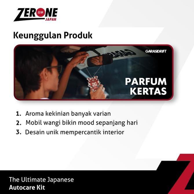 Thebest- Parfum Pengharum Mobil Kertas Zerone Japan Farfum Mobil Aroma Kopi