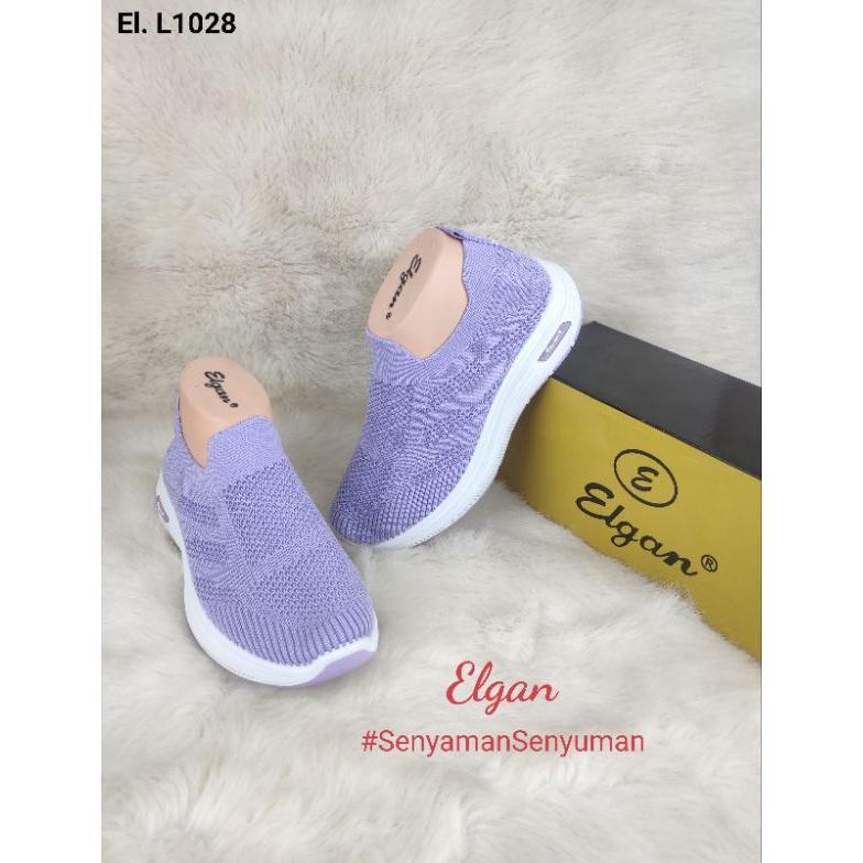 PROMO SEPATU SNEAKERS SLIP ON WANITA SEPATU OLAHRAGA KASUAL SPORT SHOES ELGAN