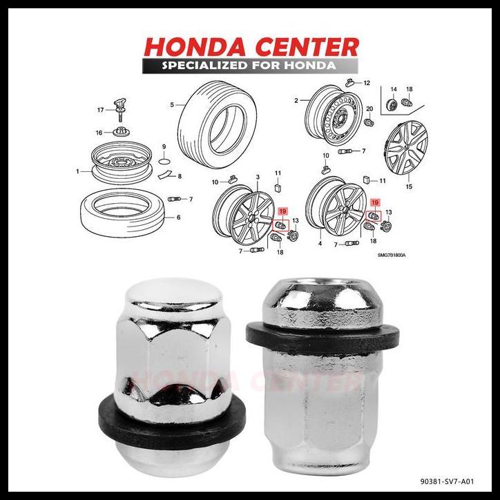 TERMURAH MUR BAUT RODA PANJANG MOBIL HONDA CIVIC SPORT WONDER NOUVA LX GRAND 