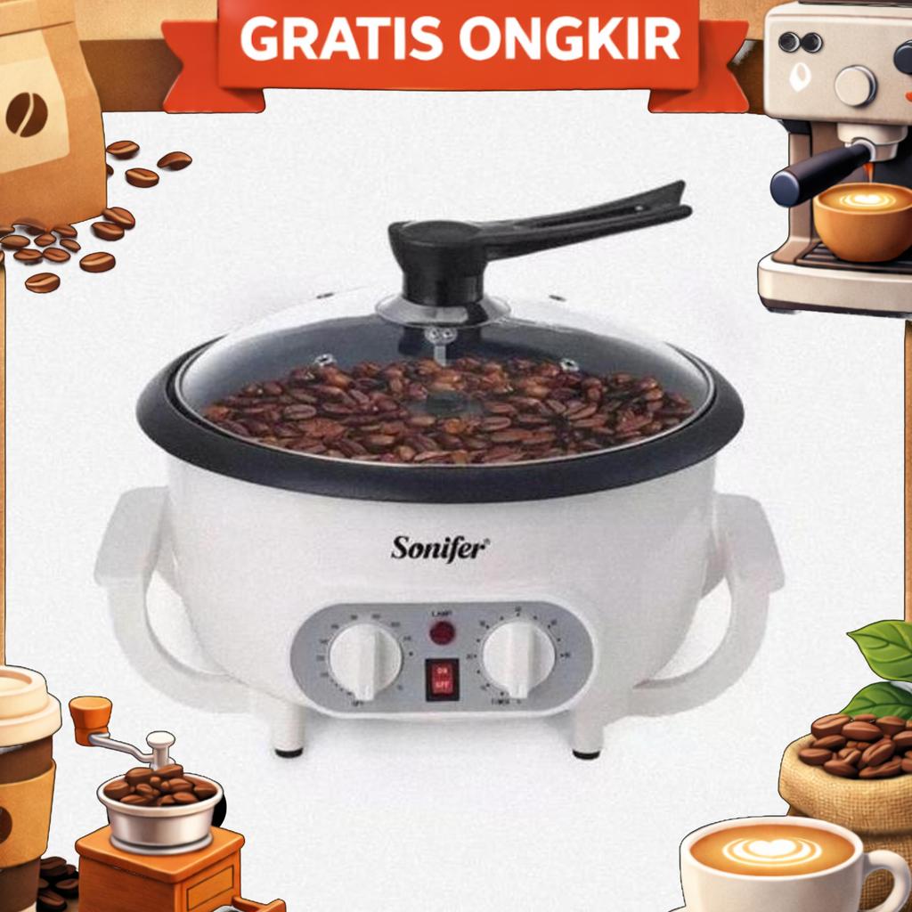 Electric Coffee Roaster Double Control | Alat Sangrai Biji Kopi