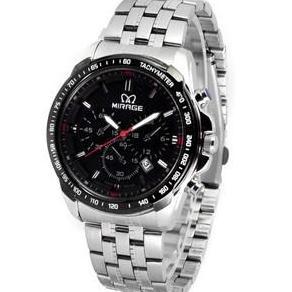 BEST SELLER MIRAGE WATCH - JAM TANGAN ANALOG PRIA ORIGINAL SILVER SPORTY ORIGINAL ANTI AIR 8535 / 88