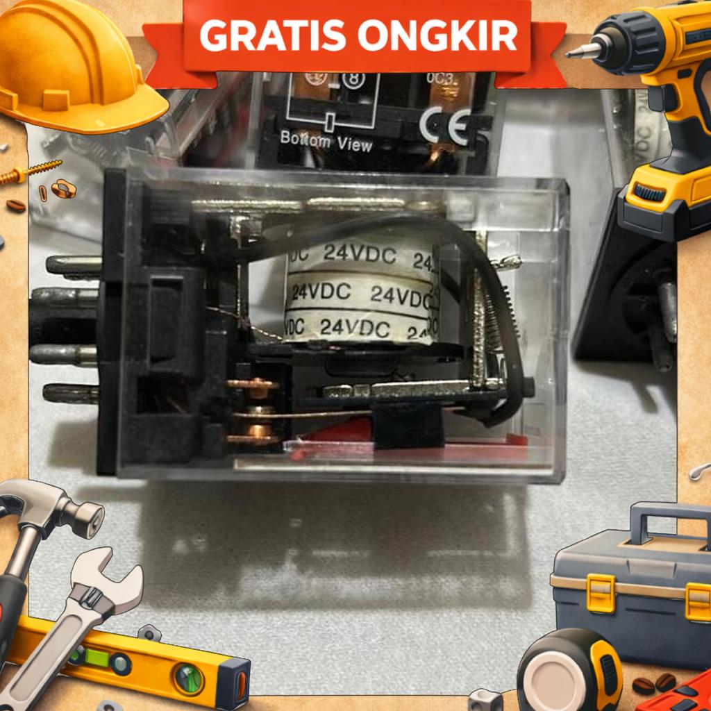 Relay Omron Mk2P-1 24Vdc Mk2P I 24V Dc