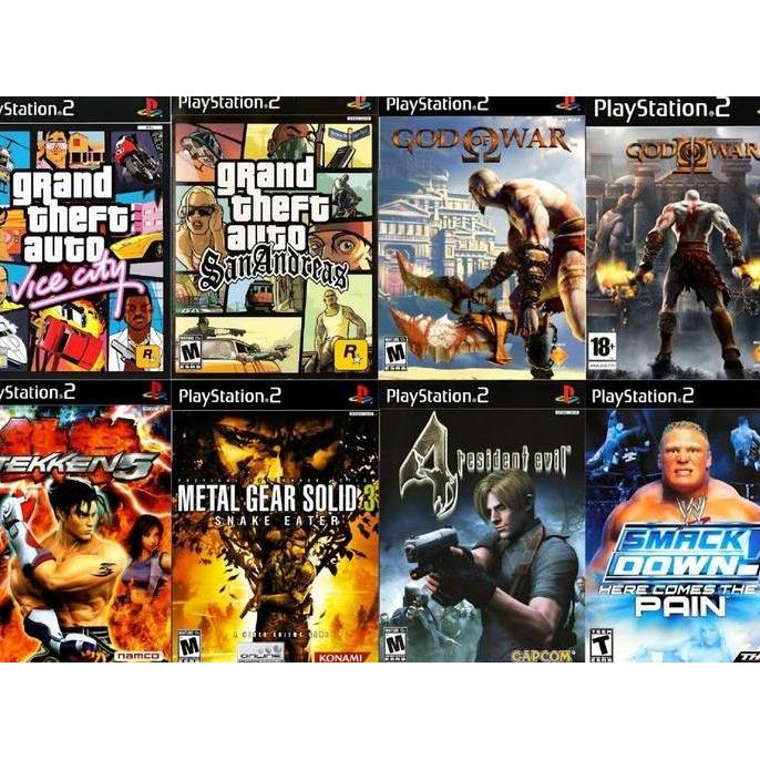 Flashdisk isi Game PS2 Emulator PC/Laptop