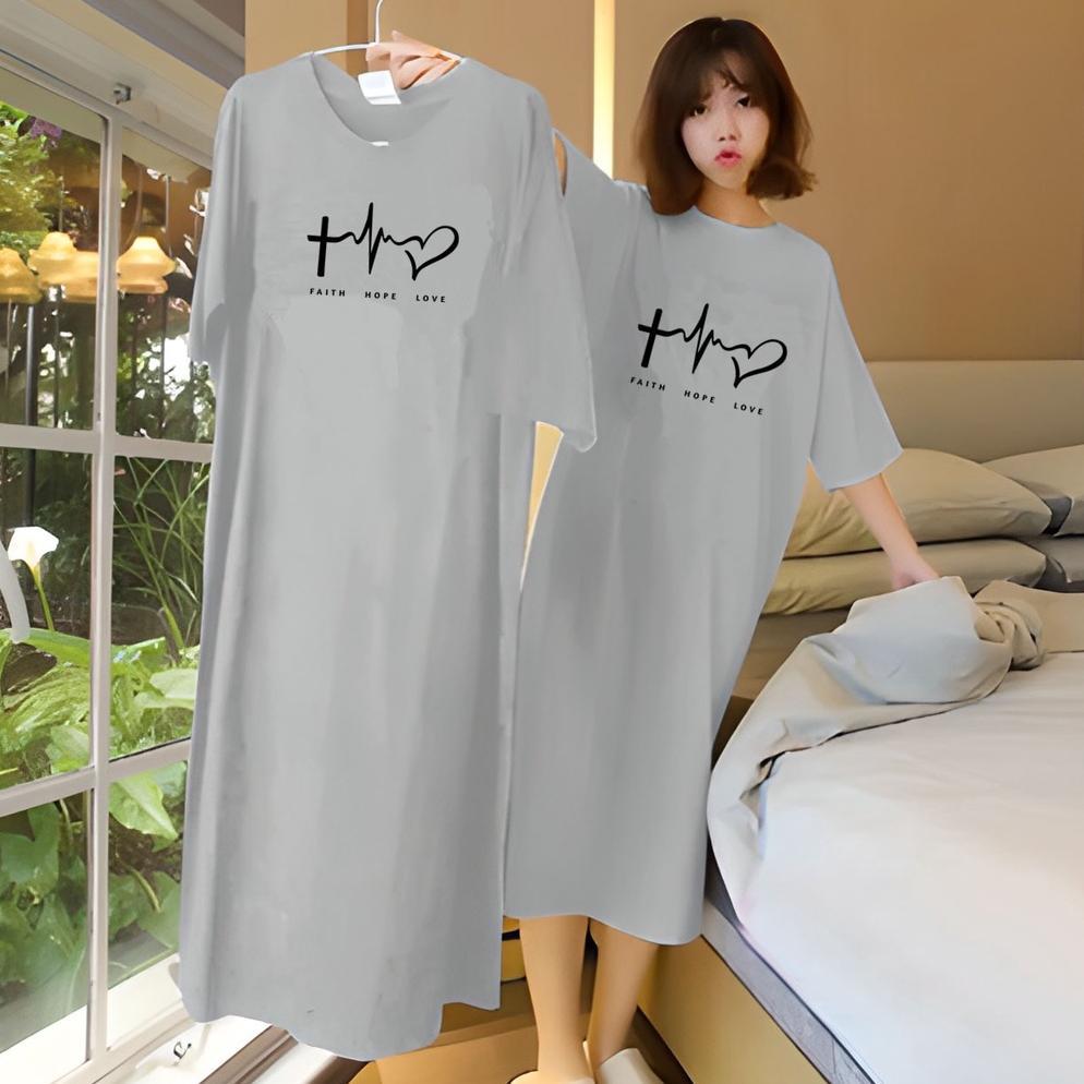 LONG DRESS JUMBO FAITH HOPE LOVE // FAITH HOPE DRESS