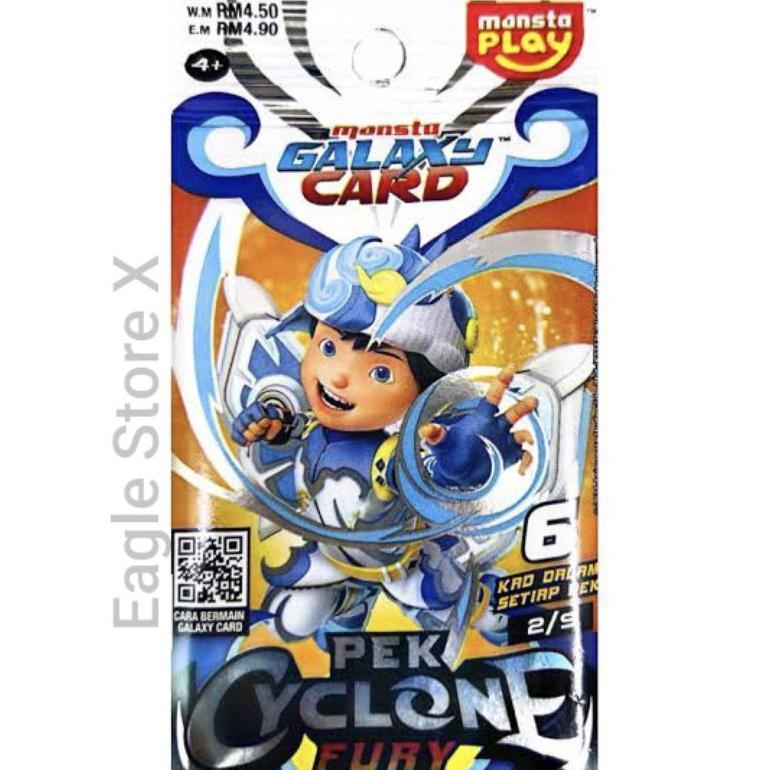 Monsta Galaxy Card SR AR AA Pek Techno Breaker Cyclone Fury : Super Rare SR Alternate Rare AR Altern