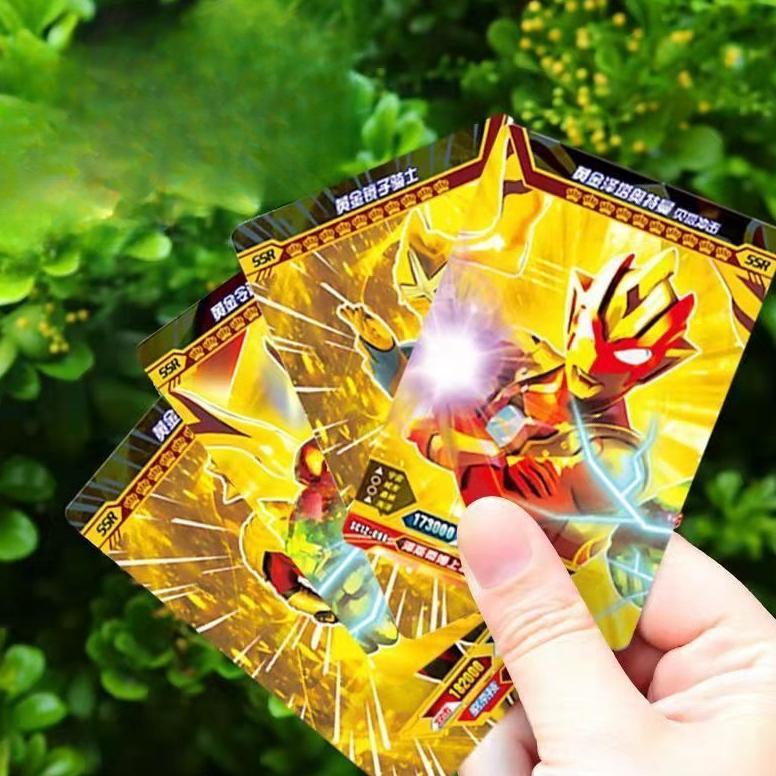 110pcs Kartu Ultraman Mainan Ultraman Mainan Kartu Ultraman Orb Gold Ultra Rare Card Kartu Langka Ul