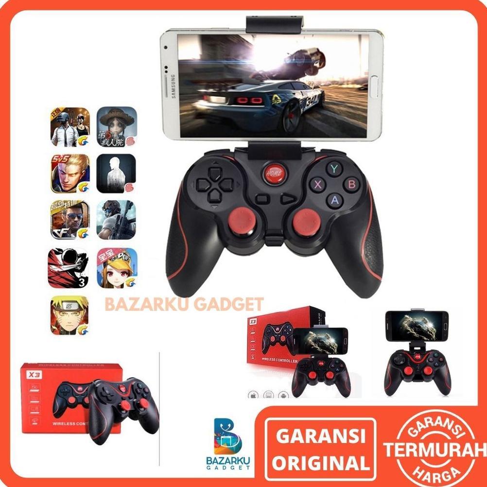 Gamepad X3 Wireless Controller X3 Gamepad Joystick Bluetooth Plus Holder HP Gamepad X3 Bluetooth