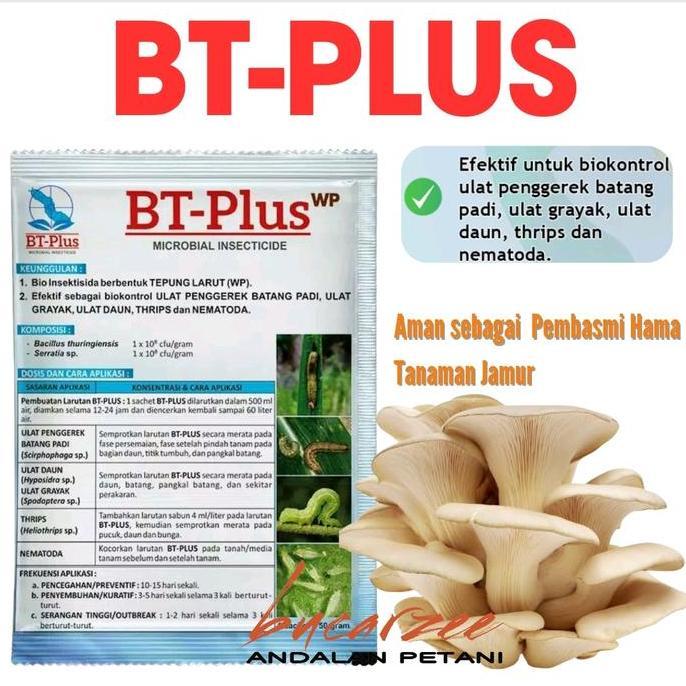 BT Plus - Bio Insektisida - Insektisida Organik - 50 gram