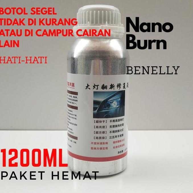 1200ml Liquid Nano Burn Coating Refill Nano Burn Biru