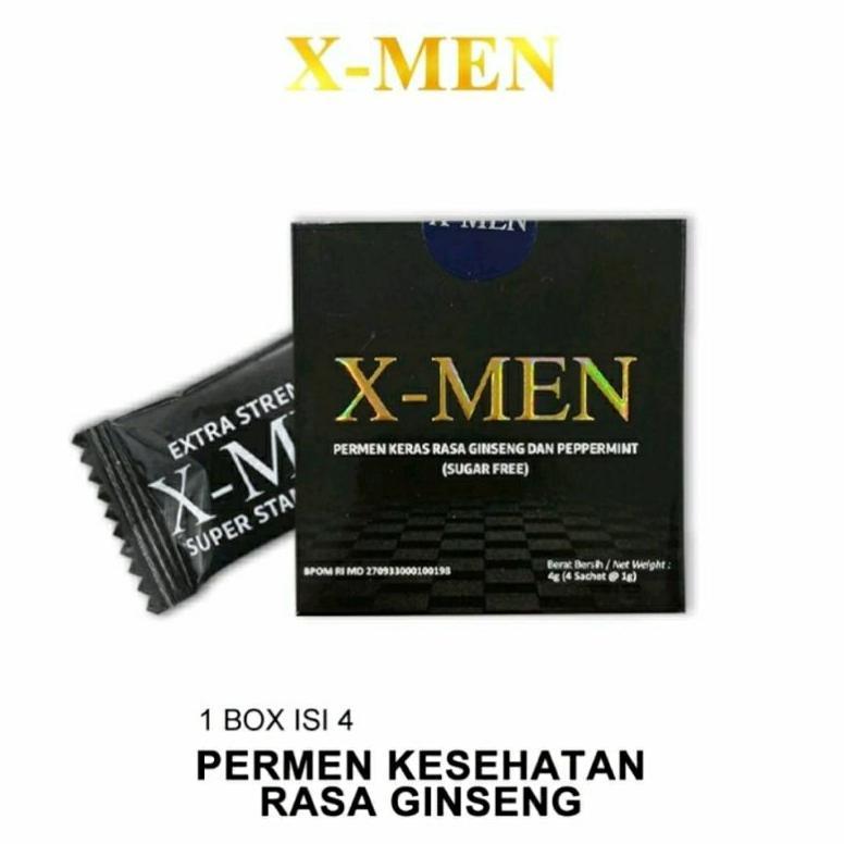 MS Permen Xmen Candy Stamina Pria 1 Kotak Isi 4pcs