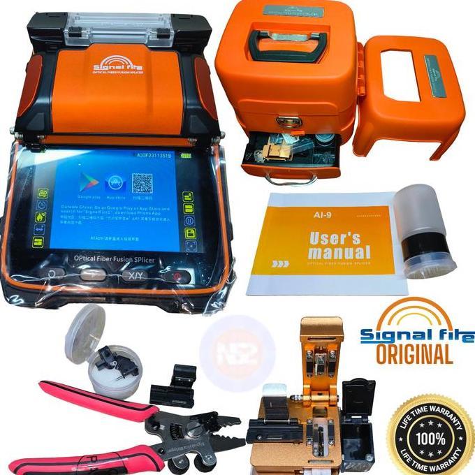 fusion splicer signalfire ai9 original / ai9 splicing fiber optic