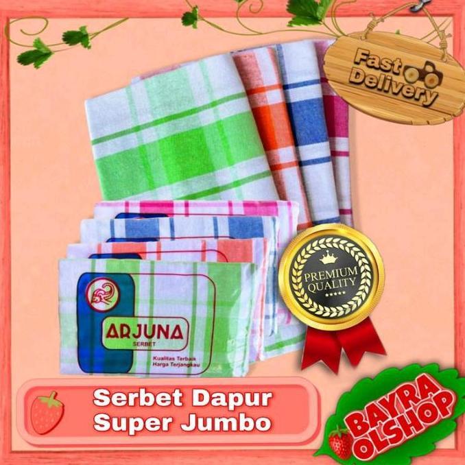 SERBET DAPUR SUPER JUMBO 60x55cm / Serbet Tebal isi 12pcs / Serbet isi Selusin ZAK