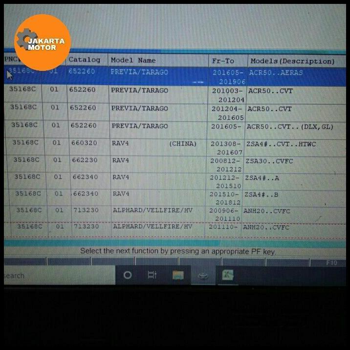 TERBARU PAKING GASKET MATIC TOYOTA NOAH VOXY ZRR70 PREVIA WISH NEW ALTIS ASLI