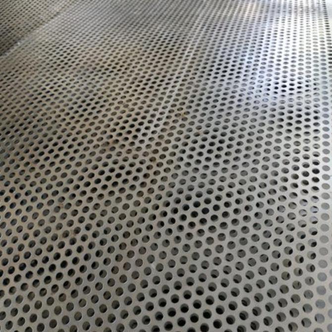 Grill Ram Bok Box Speaker Besi 1 x 2 meter Motif Bulat Ram Speaker