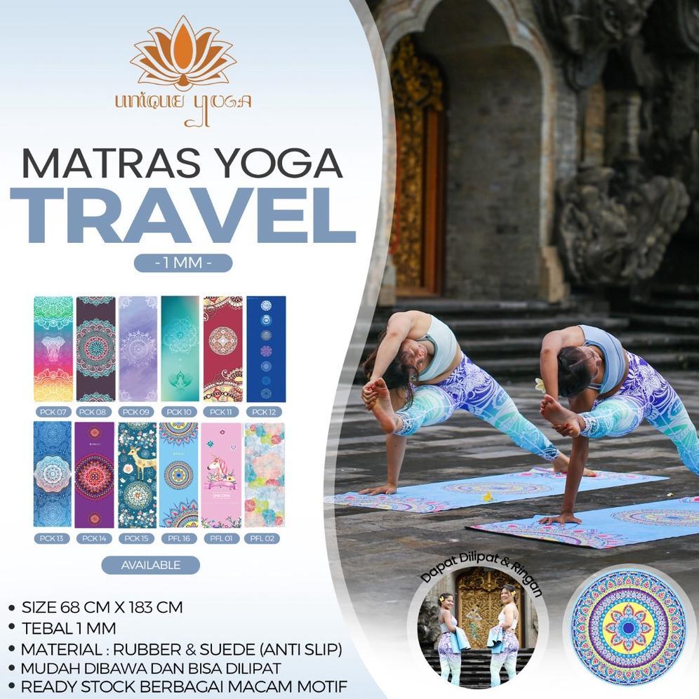 Travel Yoga Mat / Travel Mat Motif / Yoga Mat Motif / Matras Yoga Motif / Matras Yoga Travel Mat / M