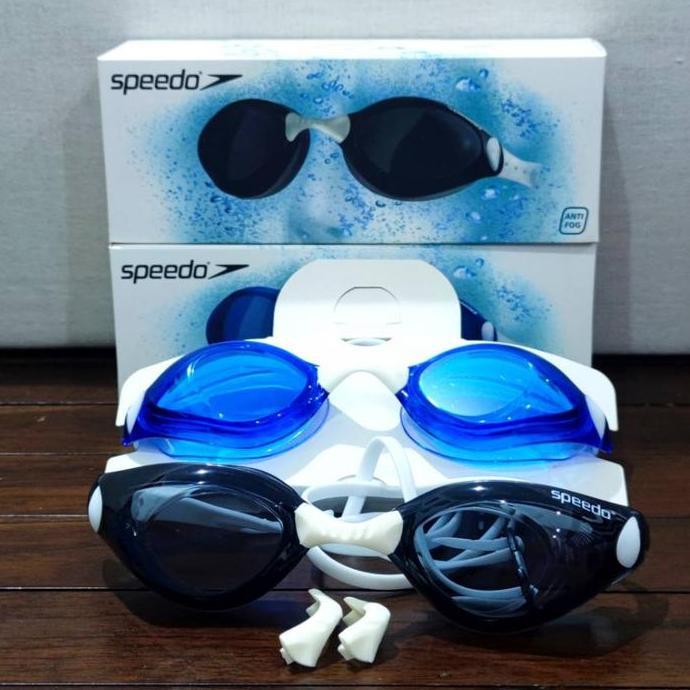 KACAMATA RENANG SPEEDO AQUAPULSE Anti fog Anti UV free Nose bridge
