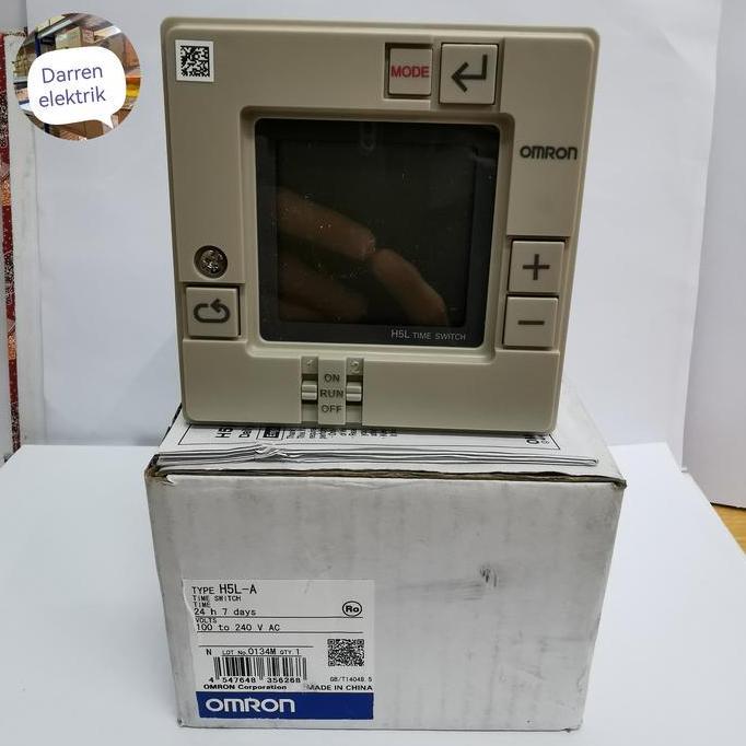 Update omron time switch H5L-A, 24jam 7hari,100/240vac darren33 Murah