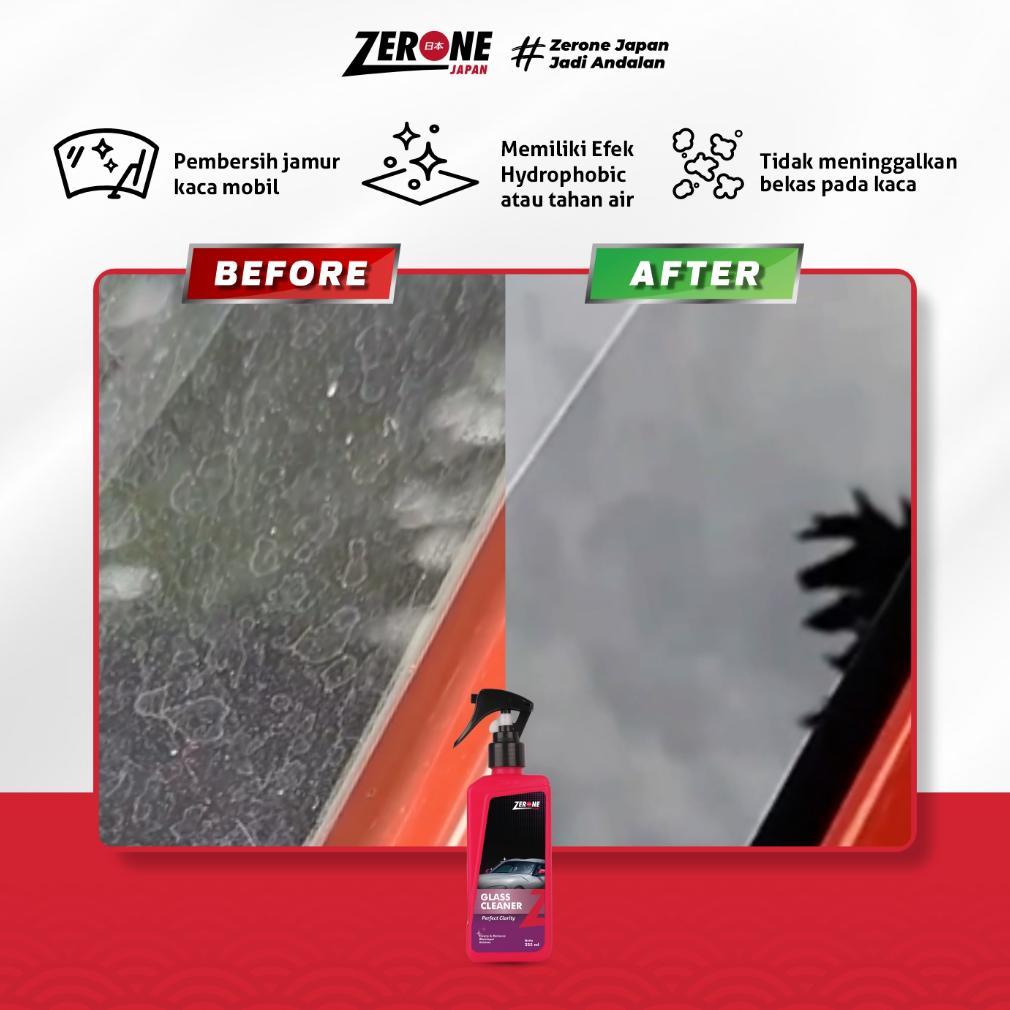 Zerone Japan Paket Coating Kit Pengkilap Body Pembersih Interior Penghilang Jamur Kaca Mobil