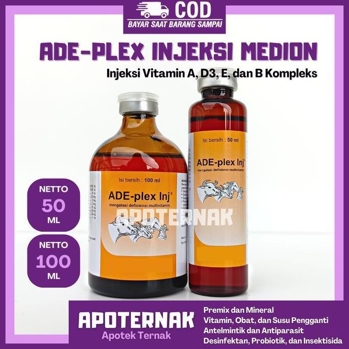 Raafaa_Days - Vitamin Ade Plex Medion | Injeksi Vitamin Ade Dan B Complex Hewan