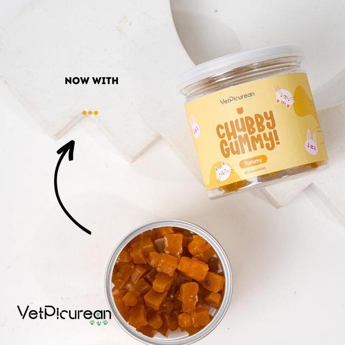 Raafaa_Days - Vetpicurean Chubby Gummy Tummy | Vitamin Anjing Kucing Untuk Diare - Superfood Pencern