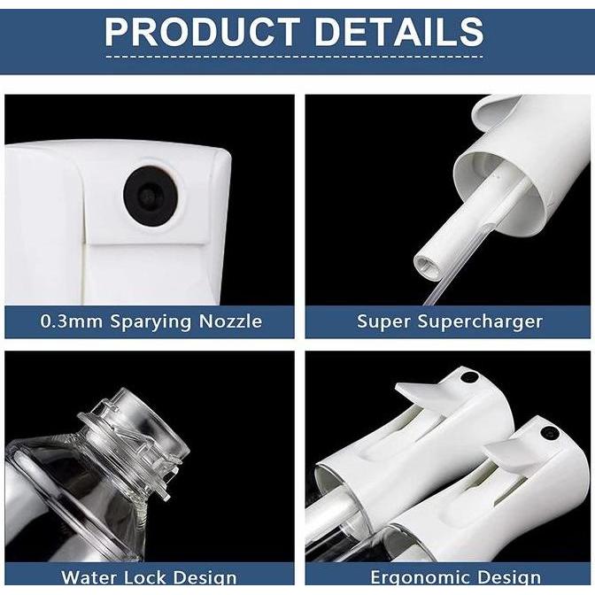 Botol Spray Kosong Plastik Isi Ulang Semprot Disinfektan Serbaguna