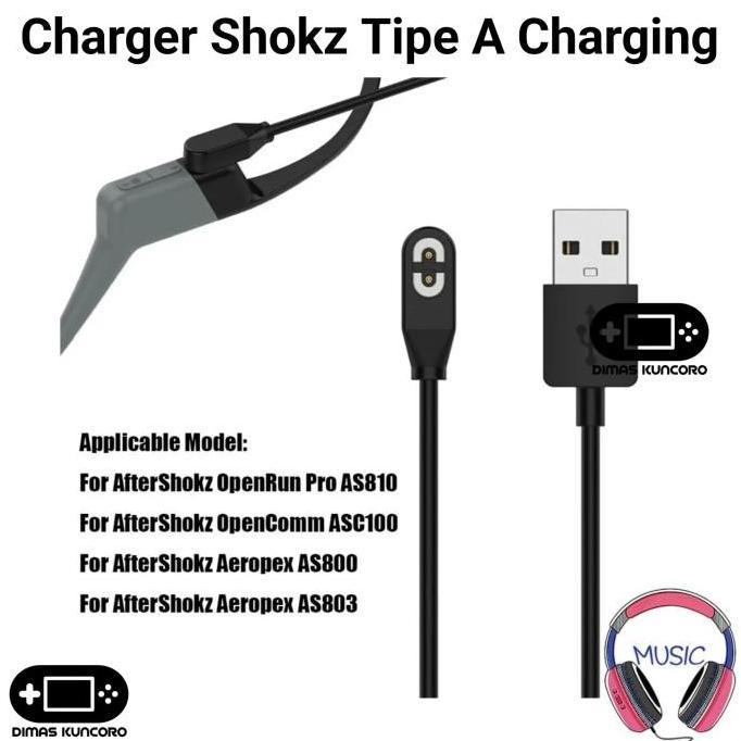 DF354 - Charger Shokz Tipe A Charging kabel usb aftershokz opencomm asc100 asc102 asc100sg open comm