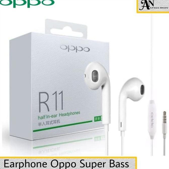 DI40 >> Headset Oppo Reno 5 5G Reno 5F Ori 100% Earphone Super Bass
