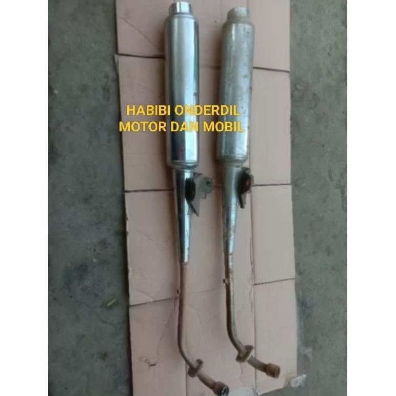 Harga Miring Kenalpot Setandar / Knalpot Standar Vega R Lama Ori Cabutan