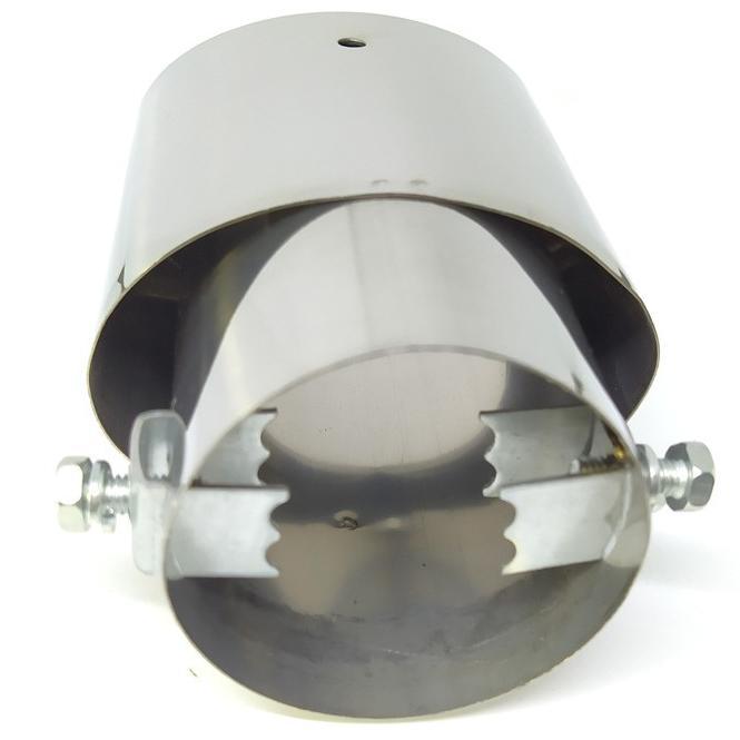 Unik Tailpipe 2 Lobang Muffler Mufler Ujung Pipa Knalpot Mobil Racing Slincer Knalpot Racing Extenti