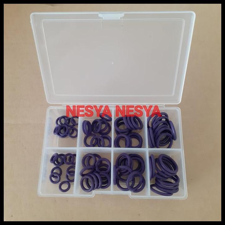 TERLARIS SEAL SIL O-RING O RING ORING KIT LENGKAP / KOTAK = 80PCS 80 PCS UNTUK KONEKSI SAMBUNGAN SEL