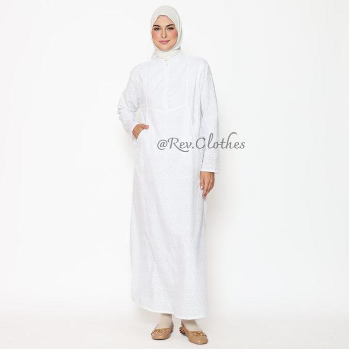 Grosir Gamis Putih Umroh Wanita Baju Haji Dan Umroh Wanita Dewasa Muslim Katun Paris Premium