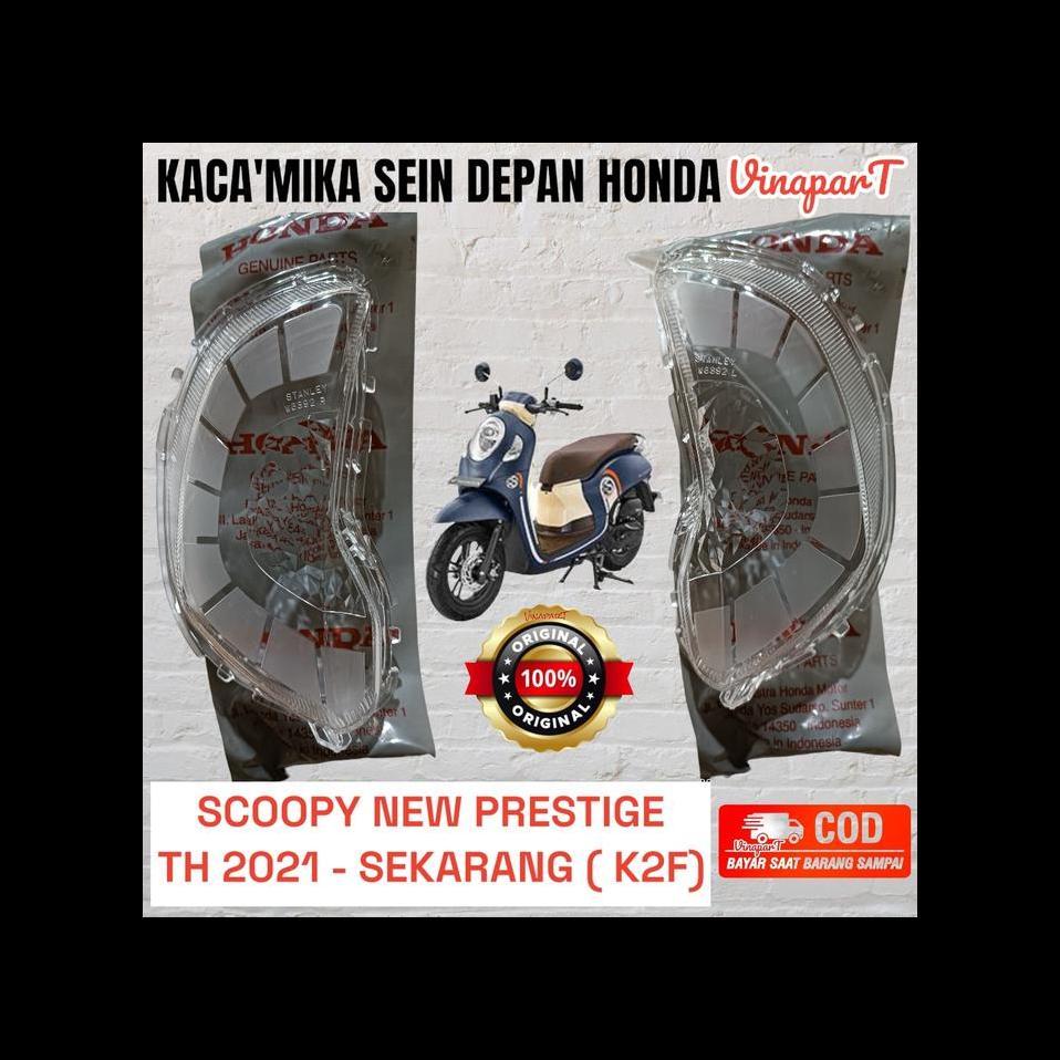 kaca mika sein sen depan scoopy new prestige 2021 kanan kiri original