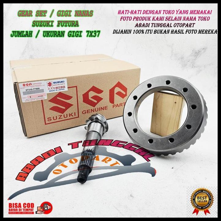 TERLARIS GIGI GARDAN SET SUZUKI FUTURA 7X37 PART MOBIL