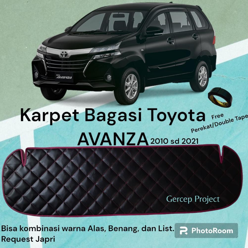 Tahan Lama Karpet Alas Bagasi Avanza Toyota 2010 Sd 2021 Mobil Motif Kulit Premium Variasi Aksesoris